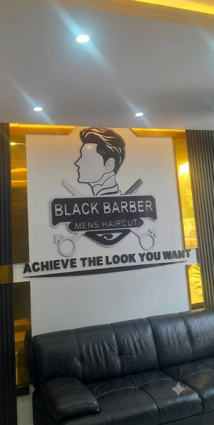 Black Barber shop interior